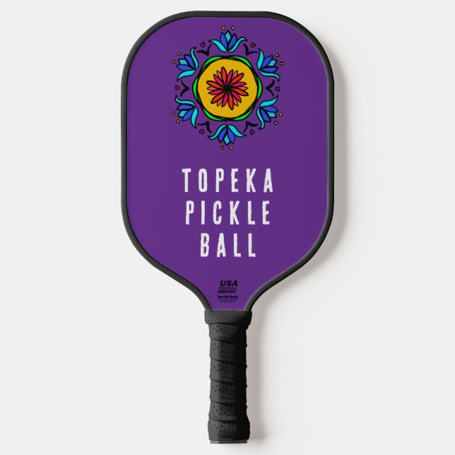 Palas De Pickleball Paddle de bolas de personalizable con patrones (Anverso)