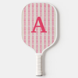 Palas De Pickleball Paddle de bolas de pollo a rayas rosadas