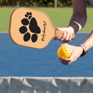 Palas De Pickleball Paddle de bolas de pollo - Huella de polidáctilo e