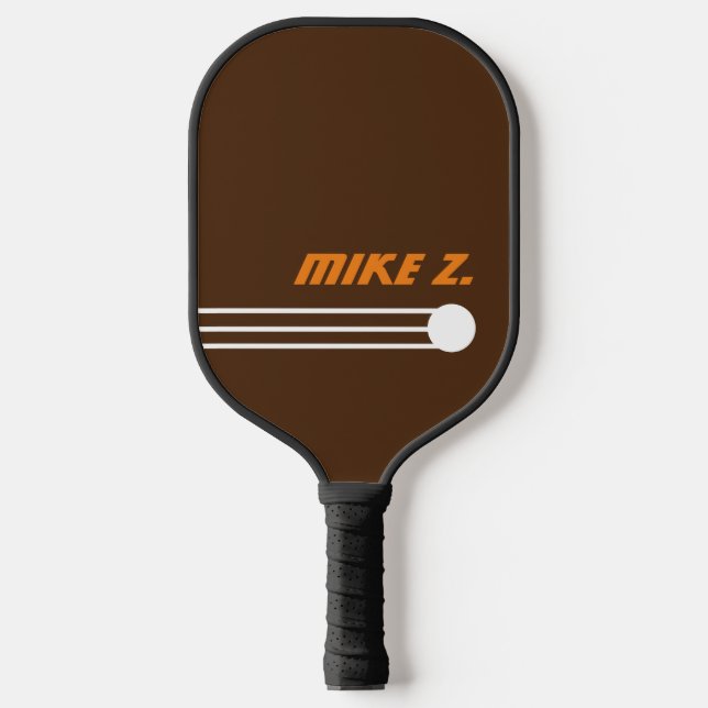 Palas De Pickleball Paddle de bolas de rosca con nombre del jugador (Anverso)