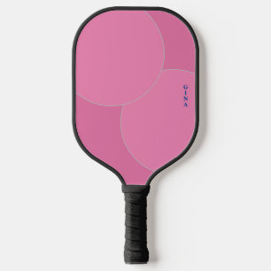 Palas De Pickleball Paddle de bolas rosadas con nombre