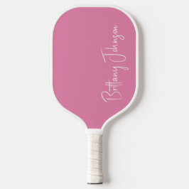 Palas De Pickleball Paddle de bolas rosadas monogramadas