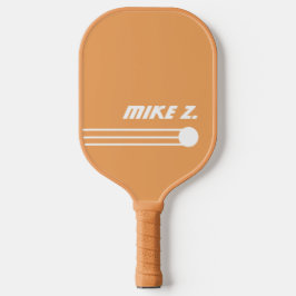 Palas De Pickleball Paddle de color de color de Tan con el nombre del