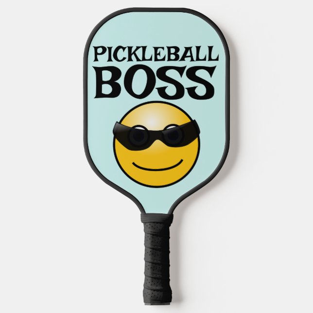 PALAS DE PICKLEBALL PADDLE DE DIVERSIÓN DEL JEFE DE PICKLEBALL (Anverso)