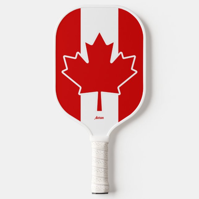 Palas De Pickleball Paddle de fusil de hojas de arce de Canadá (Anverso)