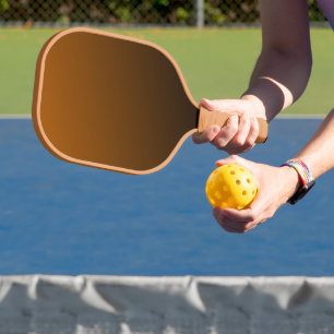 Palas De Pickleball Paddle de gradiente marrón oscuro de picnic