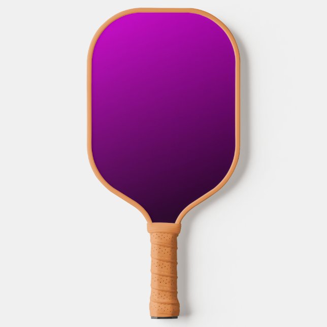 Palas De Pickleball Paddle de gradiente rosado de pickleball oscuro (Anverso)