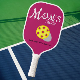 Palas De Pickleball Paddle de mamá (solo usado en pickleball) Rosa