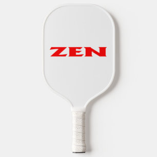 Palas De Pickleball Paddle de pellebol blanco rojo Zen