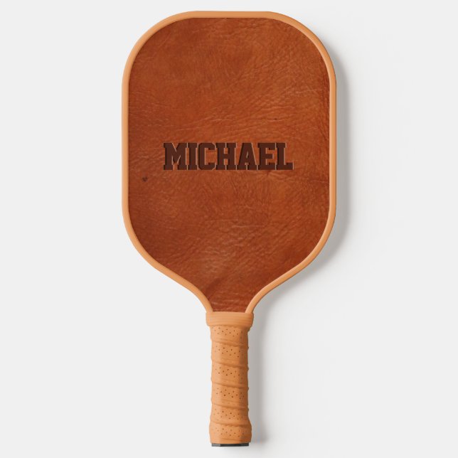 Palas De Pickleball Paddle de pelletería personalizada de aspecto de c (Anverso)