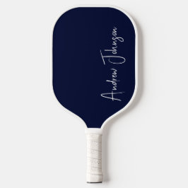 Palas De Pickleball Paddle de pelota azul de la Marina Monogramada