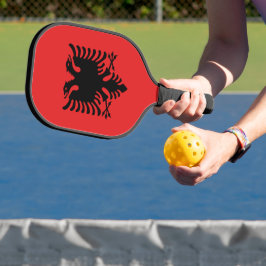 Palas De Pickleball Paddle de pelota con bandera de Albania