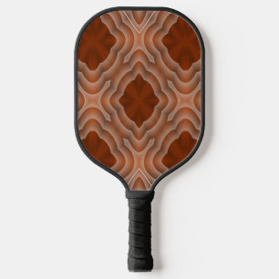 Palas De Pickleball Paddle de pelota, diseño clásico de color marrón
