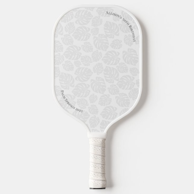 Palas De Pickleball Paddle de pelota personalizada 50 cumpleaños (Anverso)