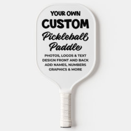 Palas De Pickleball PADDLE DE PICKLEBALL DE 100% Personalizable - BLAN