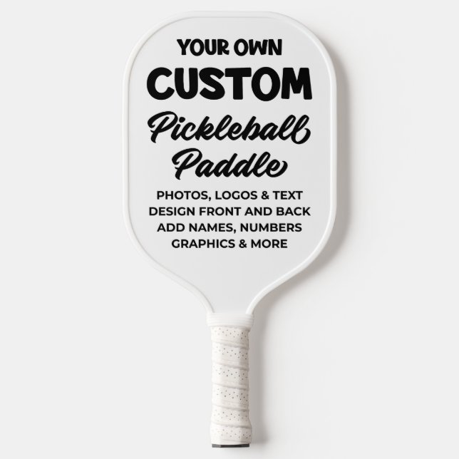 Palas De Pickleball PADDLE DE PICKLEBALL DE 100% Personalizable - BLAN (Anverso)