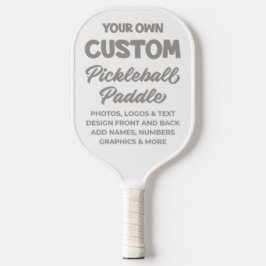 Palas De Pickleball PADDLE DE PICKLEBALL DE 100% Personalizable - BLAN