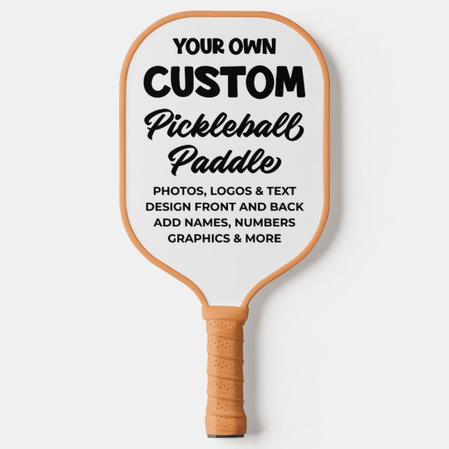 Palas De Pickleball PADDLE DE PICKLEBALL DE 100% Personalizable - TAN (Anverso)