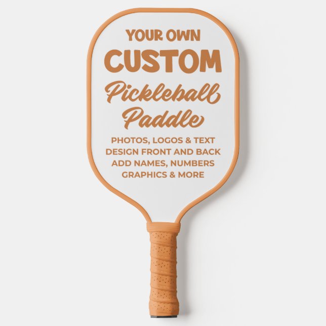 Palas De Pickleball PADDLE DE PICKLEBALL DE 100% Personalizable - TAN (Anverso)