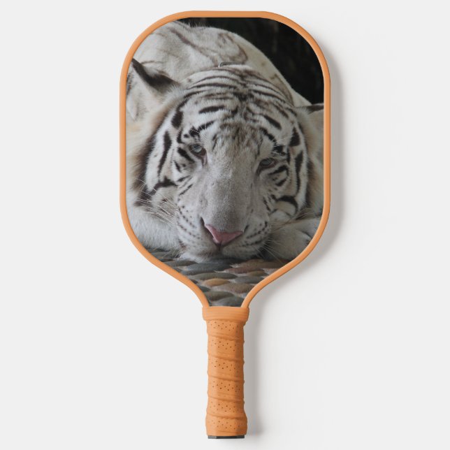 PALAS DE PICKLEBALL PADDLE DE PICKLEBALL DE TIGRE BLANCO (Anverso)