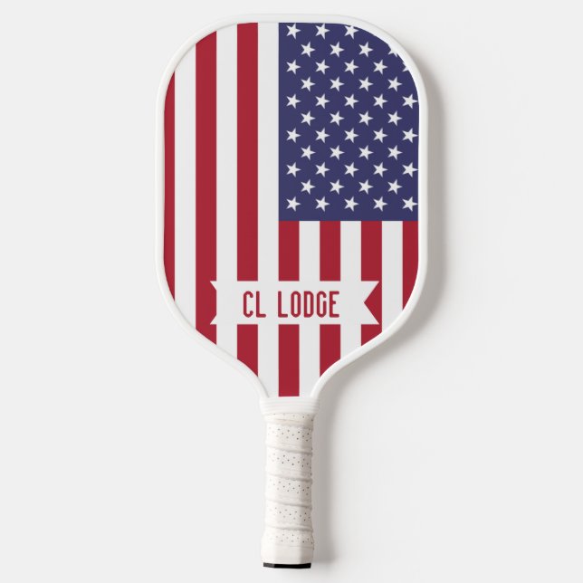 Palas De Pickleball Paddle de pickleball personalizado de bandera esta (Reverso )