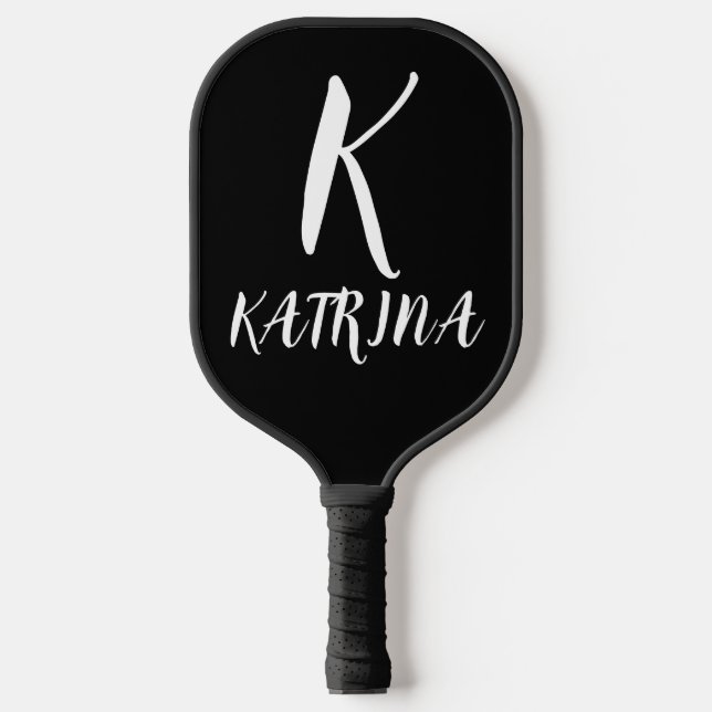 PALAS DE PICKLEBALL PADDLE DE PICKLEBALL PERSONALIZADO DE SCRIPT MONOG (Anverso)