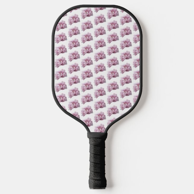 Palas De Pickleball Paddle Floral Pink Peony Pickleball (Anverso)