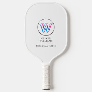 Palas De Pickleball Paddle inicial de baloncesto de tres capas blanco