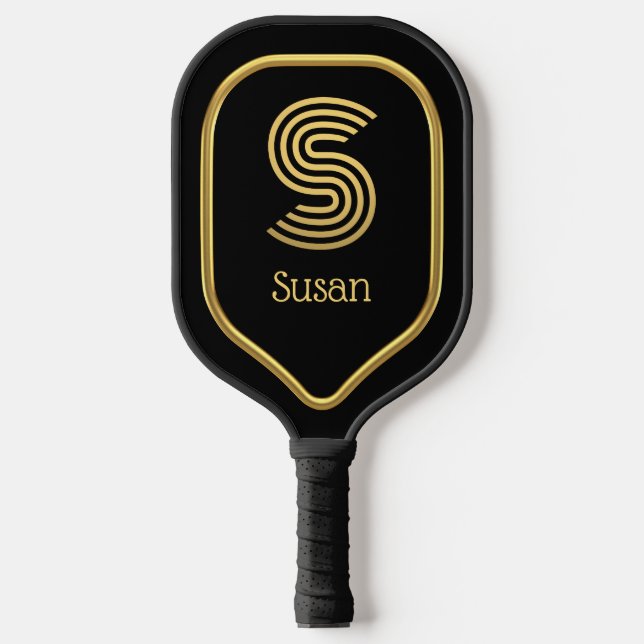 Palas De Pickleball Paddle inicial de bolas de oro (Anverso)