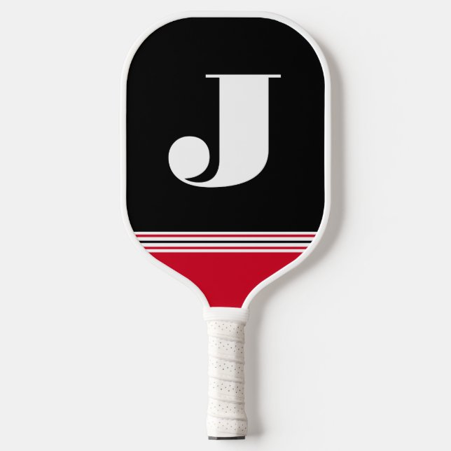 Palas De Pickleball Paddle inicial negro de bolas (Anverso)