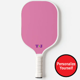 Palas De Pickleball Paddle monogramado de bolas de rosado personalizad