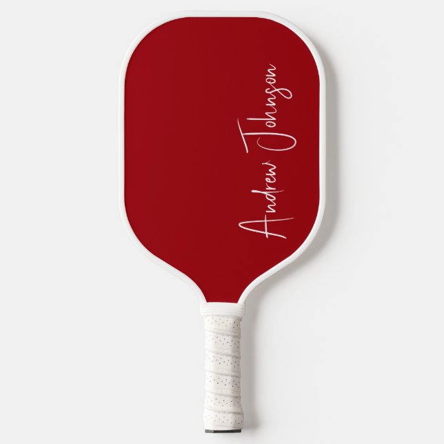 Palas De Pickleball Paddle Monogramado Red Pickleball (Anverso)