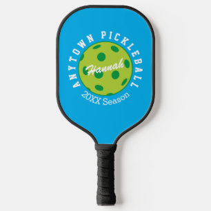 Palas De Pickleball Paddle PERSONALIZADO de bolas de bolas azules