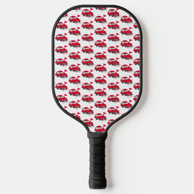 Palas De Pickleball Paddle Red Electric Car Pickleball (Anverso)