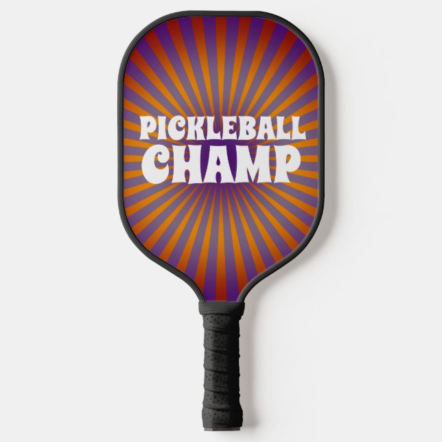 PALAS DE PICKLEBALL PADDLE RETRO DE LA CAMPEONAL DE PICKLEBALL (Anverso)