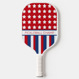 Palas De Pickleball Paddle rojo, blanco y azul