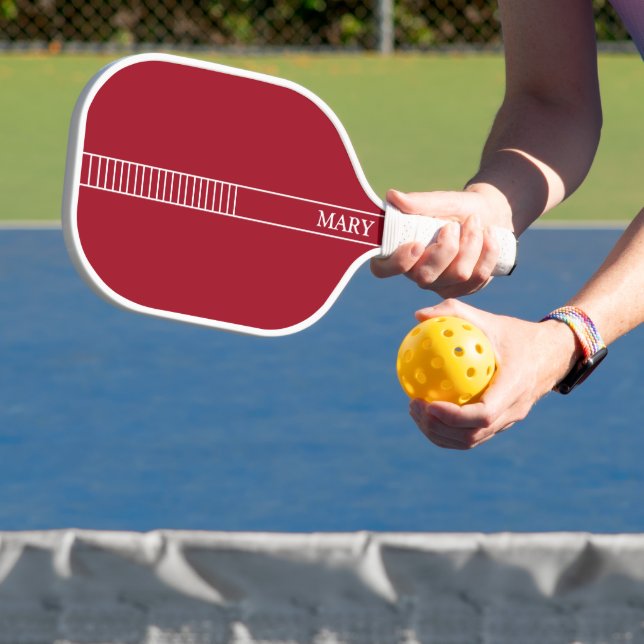 Palas De Pickleball Paddle rojo personalizado de bolas de bolas (in situ)