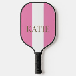 Palas De Pickleball Paddle rosado de bolas de oro