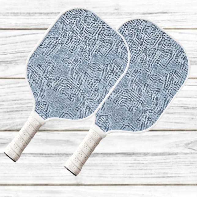 Palas De Pickleball Paddle Sapphire Leaf Pickleball (Floral Feminity comes to mind, in this Sapphire Leaf Pickleball Paddle design!)