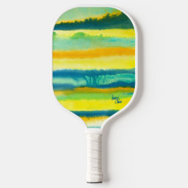 Palas De Pickleball Paddle Verde azulado y Naranja de baloncesto de ca