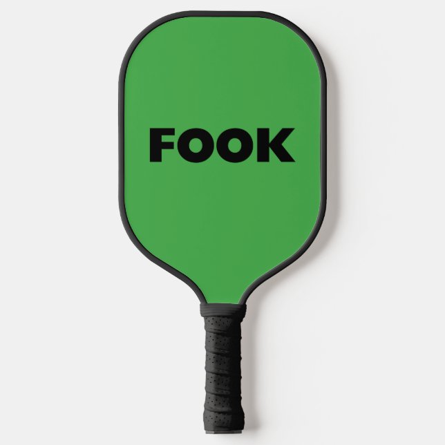 Palas De Pickleball Págula de pickleball negro de espuma (Anverso)
