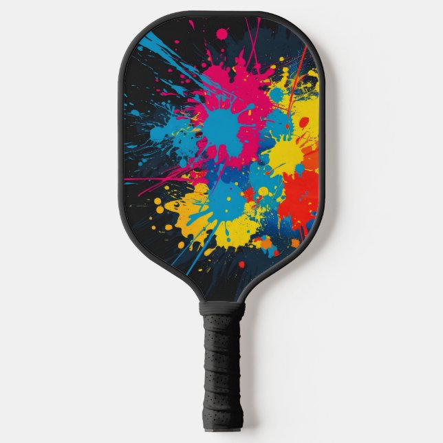 Palas De Pickleball Paint Splatter Sports Pickleball Paddle (Anverso)