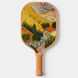 Palas De Pickleball Paisaje con House y Ploughma van Gogh