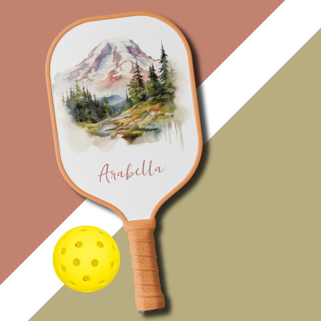 Palas De Pickleball Paisaje panorámico de montaña acuático personaliza (Subido por el creador)
