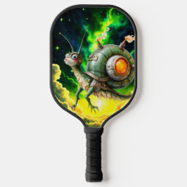 Palas De Pickleball Pájaro caracol steampunk cósmico – Criatura de sue