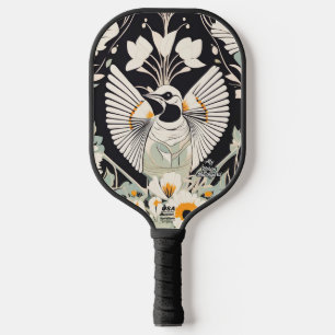Palas De Pickleball Pájaros de bolas de pájaros blancos personalizados