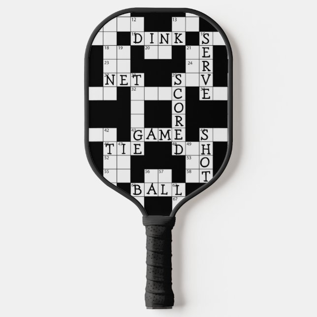 Palas De Pickleball Palabras cruzadas Puzzle PIckleball (Anverso)