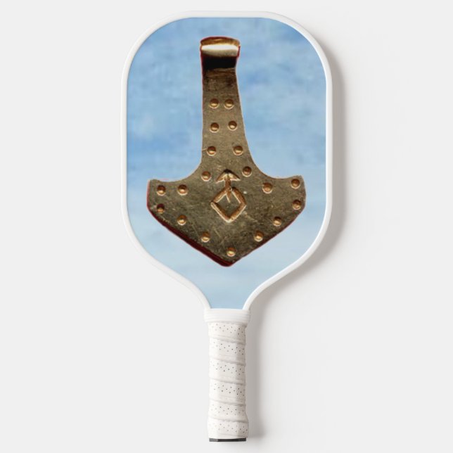 Palas De Pickleball Paleta de bola de pickleball con martillo de oro (Anverso)