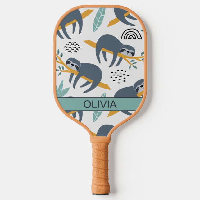 Palas De Pickleball Paleta de eslogan, nombre moderno y personalizado (Anverso)