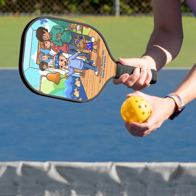 Palas De Pickleball Paleta de pelota negra estándar para sobreviviente (in situ)